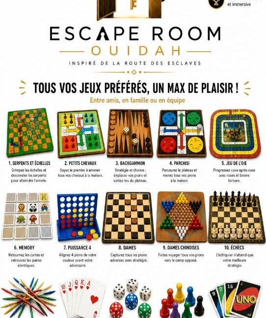 Jeux de société à Ouidah